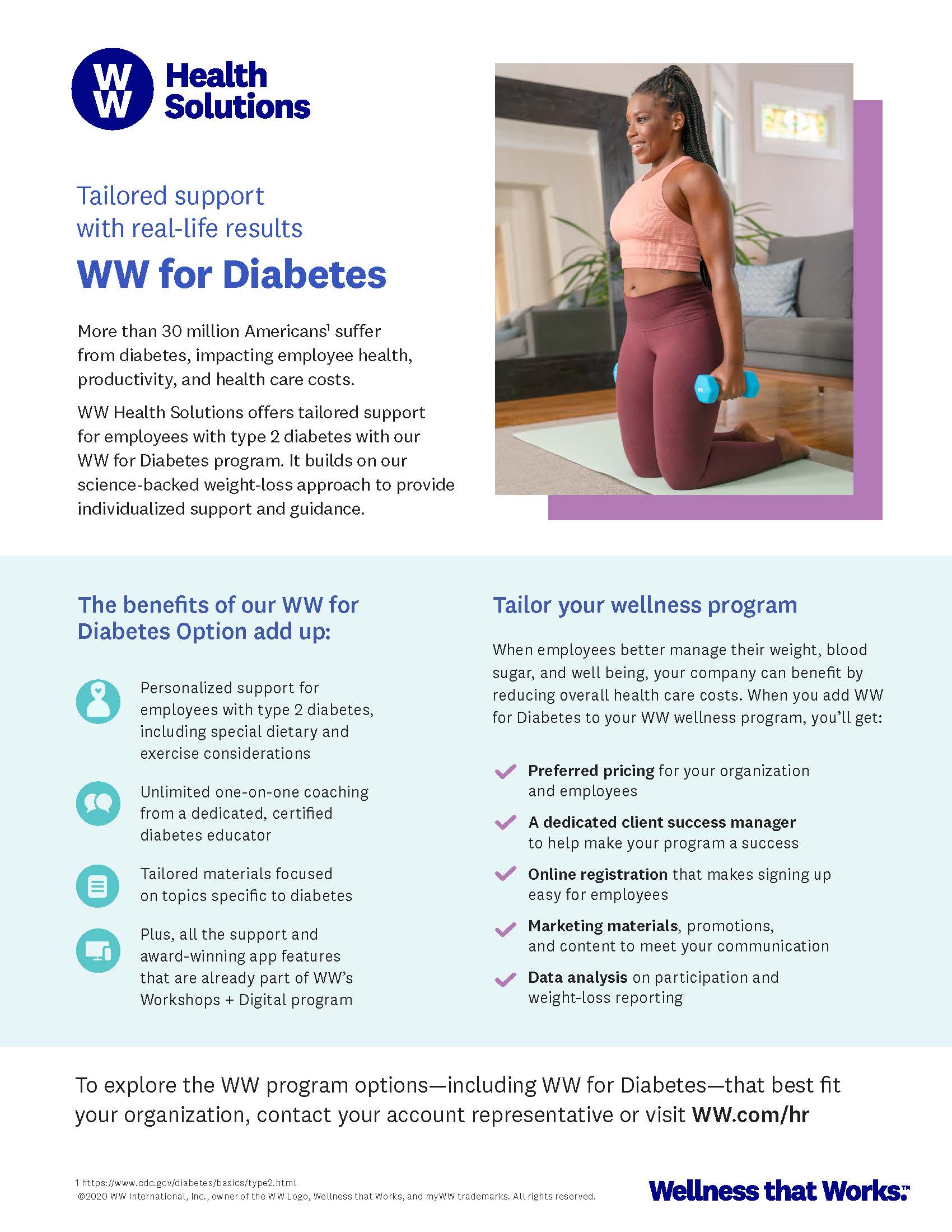 WW Health Solutions_WW for Diabetes Product Brochure